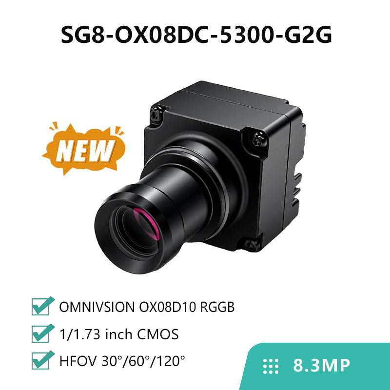 8MP  OX08D10 with ISP GMSL2 Camera