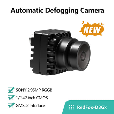 3MP GMSL2 RedFox Automatic Defogging Camera
