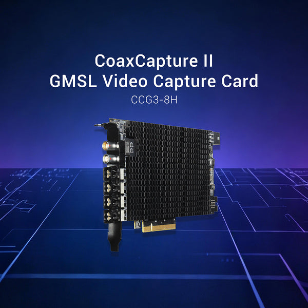 CoaxCapture ll GMSL Video Capture Card CCG3-8H